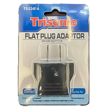 Trisonic Flat Plug Adaptor | 220V EU Round Pin - 110V US Flat Pin  OnlyOneStopShop   