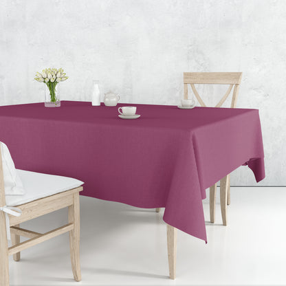 Tablecover Plastic Berry Rectangular  54'' X 108'' Tablesettings Party Dimensions   