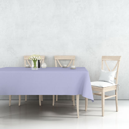 Tablecover Plastic Lavender Rectangular  54'' X 108'' Tablesettings Party Dimensions   