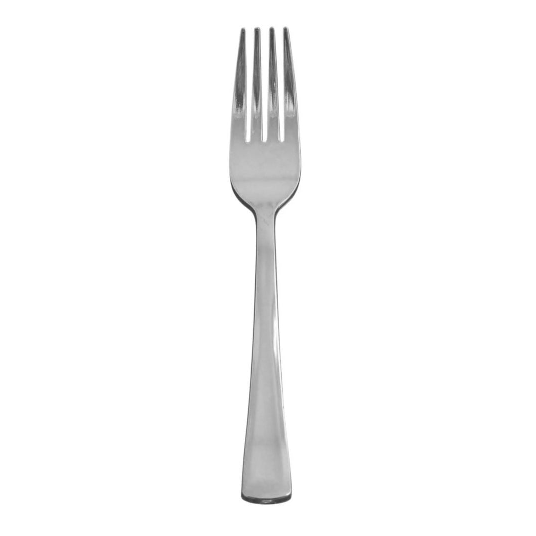 Dynasty Collection Plastic Silver Forks Tablesettings Blue Sky   